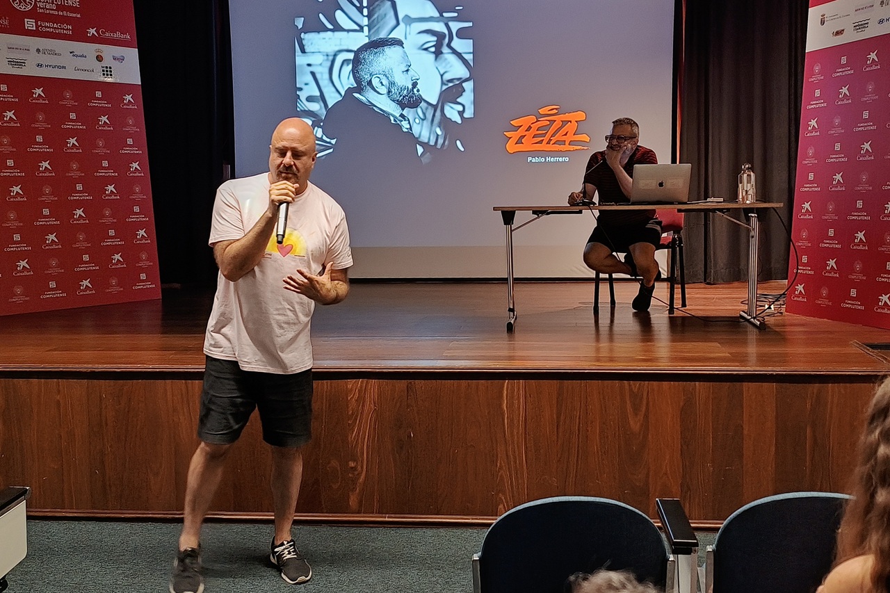 El artista urbano Zeta repasa, en los Cursos de Verano, su trayectoria multidisciplinar