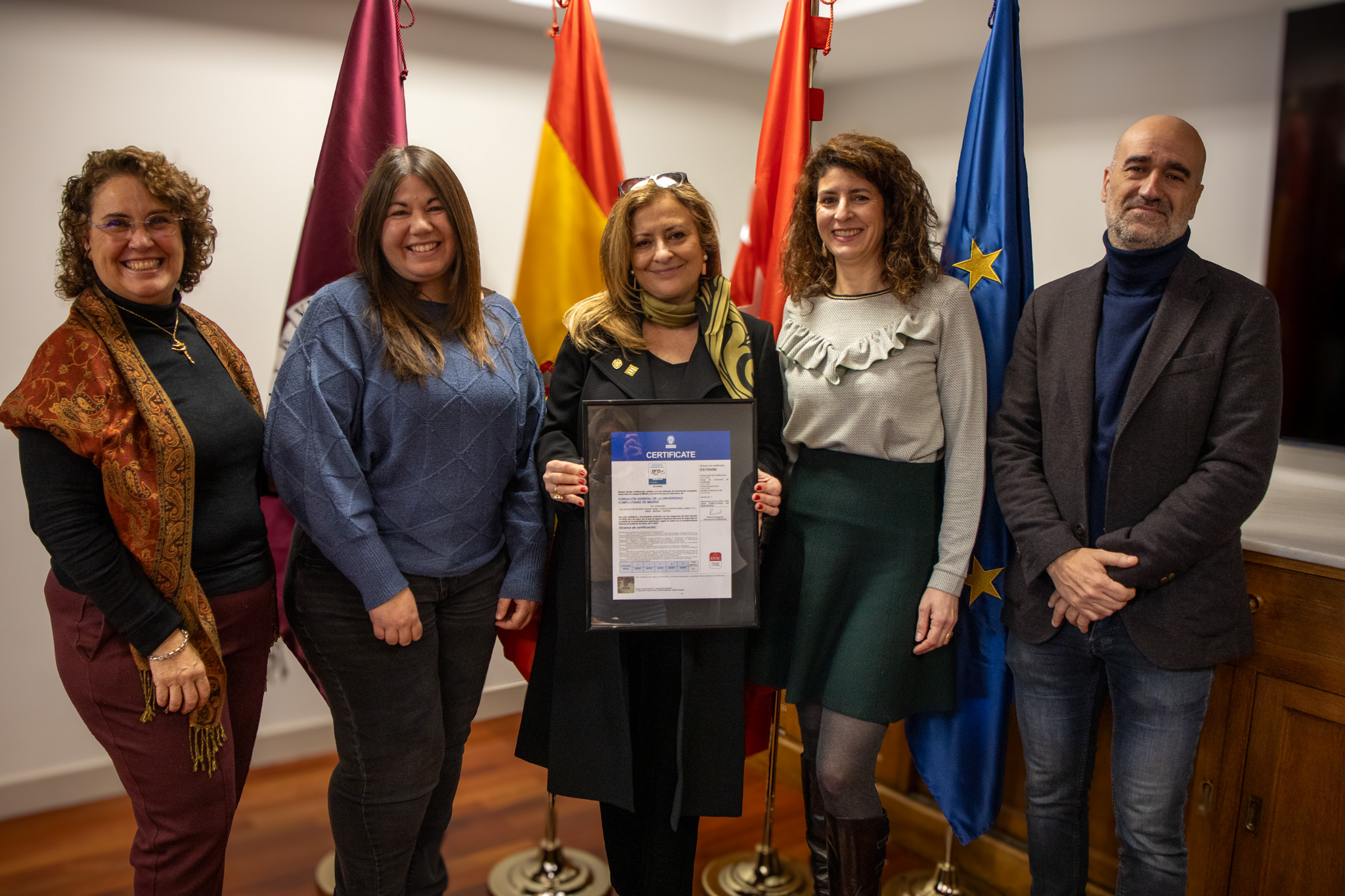 La Fundación Complutense obtiene la certificación del Esquema Nacional de Seguridad, tras una auditoría de Bureau Veritas